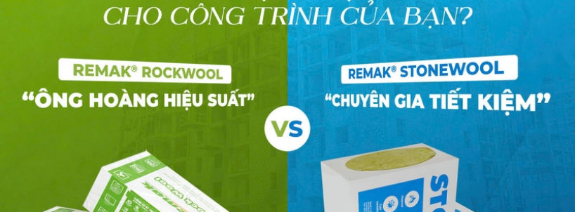 Bông khoáng Remak® Rockwool – “Ông Hoàng Hiệu Suất” Vs Remak® Stonewool – “Chuyên Gia Tiết Kiệm” Đâu Là Lựa Chọn Số 1 Cho Công Trình Của Bạn?