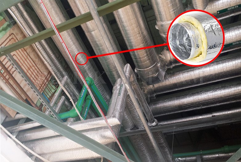 Aluminium flexible air duct 2