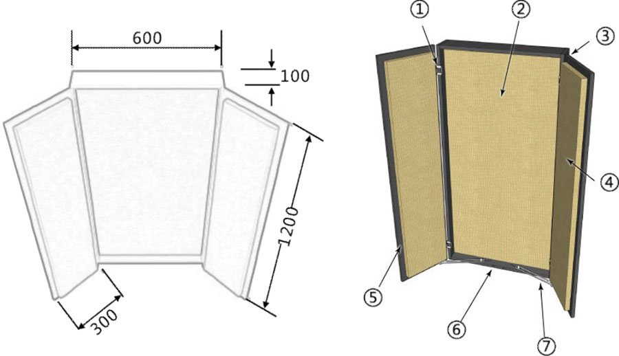 Remak™ AQ1000V Smart Booth Recording Room 1