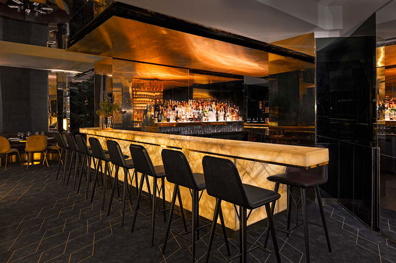 Artificial light-piercing Onyx stone 1