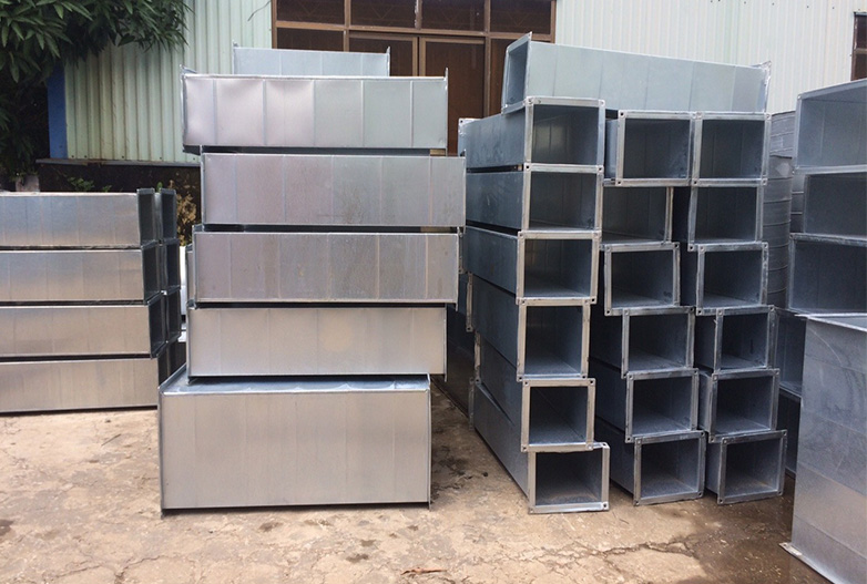 Ống thông gió tôn vuông, chữ nhật 3