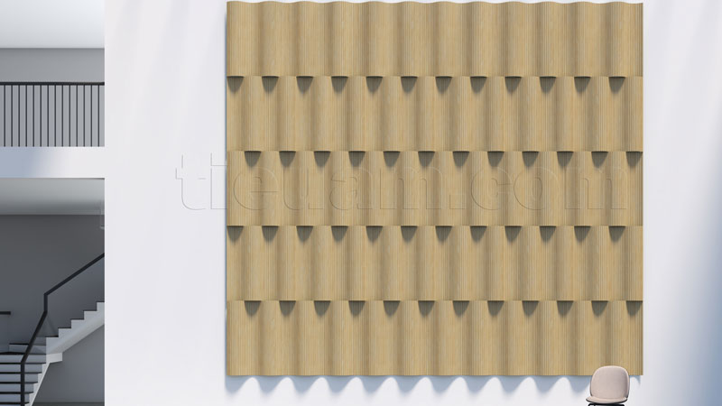 Gỗ tiêu âm uốn cong Remak® Acoustics Flexible Wood 5