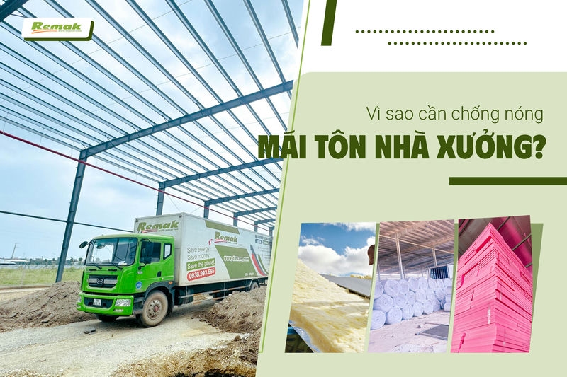 chống nóng mái tôn nhà xưởng