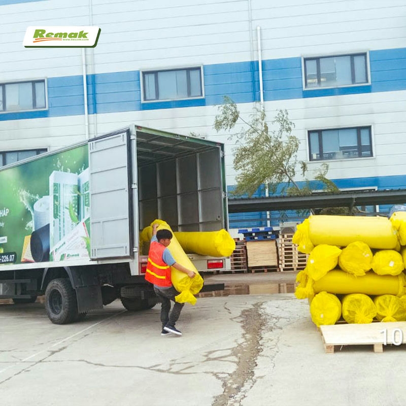 bông thuỷ tịnh Remak - giải pháp hữu hiệu cho thi công mái nhà xưởng