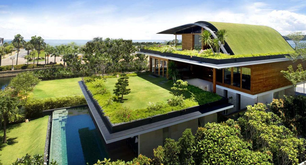 Green roof (khu vườn trên mái) – giải pháp cách âm cách nhiệt hiệu quả, bền vững, gần gũi với thiên nhiên