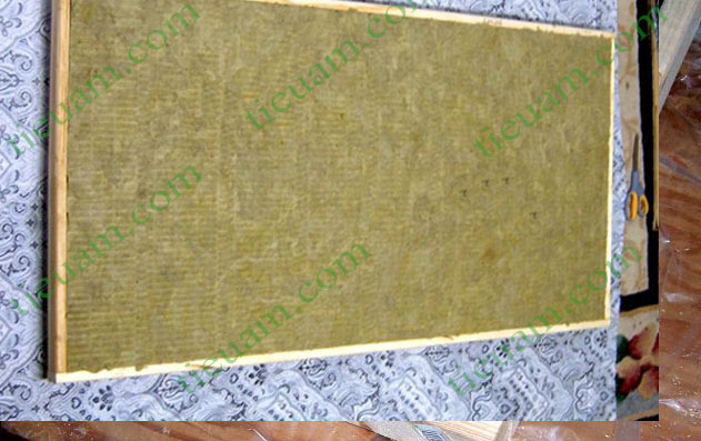 Bông khoáng làm tấm tiêu âm sonic